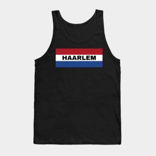 Haarlem City in Dutch Flag. Tank Top